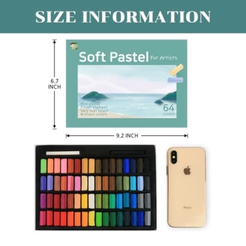 Vibrant HA SHI Soft Chalk Pastels for Creative Artists