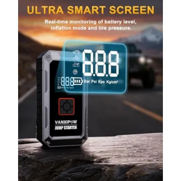 M1 Jump Starter 4500A with Air Compressor & LED Light