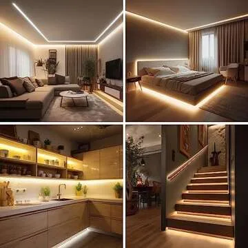 Pandery COB LED Strip,LED Strip Lights 5M/16.4ft,Touch Dimmable LED Strips,CRI90+,2700K Warm White cob led,1600LEDs,24V LED Tape Lights,Indoor for Bedroom, Kitchen, TV, Mirror,Cabinet