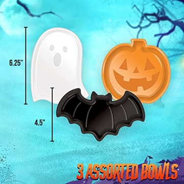 SnackTastic Halloween Treat Bowls - Fun and Functional