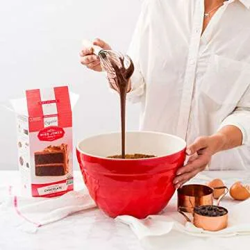 Miss Jones Baking Organic Cake and Cupcake Mix, Non-GMO, Vegan-Friendly, Moist and Fluffy: Chocolate (Pack of 3)