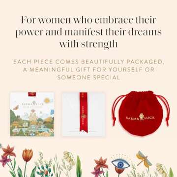 KARMA AND LUCK Red String Evil Eye Protection Bracelet