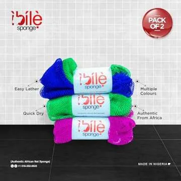 Ibile Authentic African Net Sponge for Luxurious Skin Care