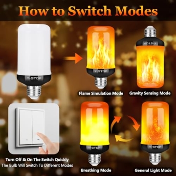 Enchanting LED Flame Light Bulbs for Any Occasion