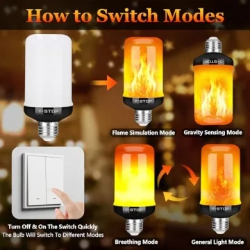 Enchanting LED Flame Light Bulbs for Any Occasion