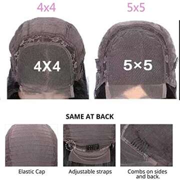 Doheroine Human Hair Wigs for Black Women - Natural Elegance