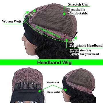 Doheroine Human Hair Wigs for Black Women - Natural Elegance