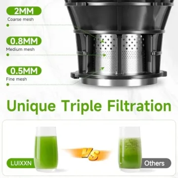 Cold Press Juicer for Whole Fruits and Vegetables