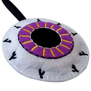 Plush Felt Halloween Ornaments Set - Set of 6 Cute Designs