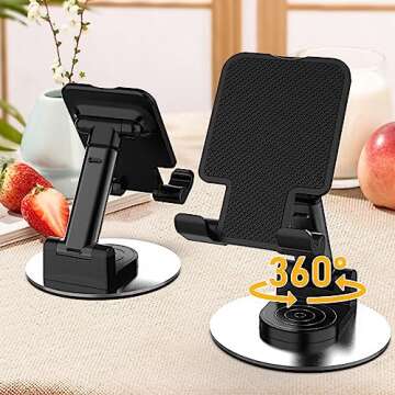 Adjustable Rotatable Phone Stand for Desk Use