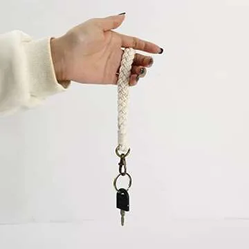 Stylish Poagoep Macrame Keychain for Women - 2 Pcs Set
