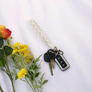 Stylish Poagoep Macrame Keychain for Women - 2 Pcs Set