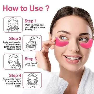 LAVONE Eye Mask - 15 Pairs for Dark Circles & Puffiness