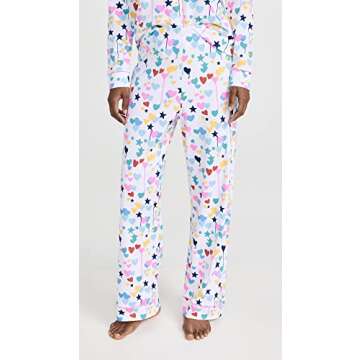 Roller Rabbit Women's X Kerri Rosenthal Starry Starry Love Long Sleeve Polo Paja