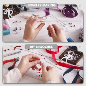 HEALLILY Metal Stick Pin Silver Brooch Safety Pins Long Needle Eye Pin with Stopper Ends for Men Women Suit Tie Hat Scarf Accessories 90mm 20Pcs (Silver)