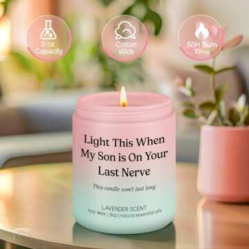 LEADO Candle - Funny Gifts for Daughter-in-Law