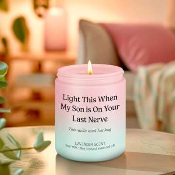 LEADO Candle - Funny Gifts for Daughter-in-Law