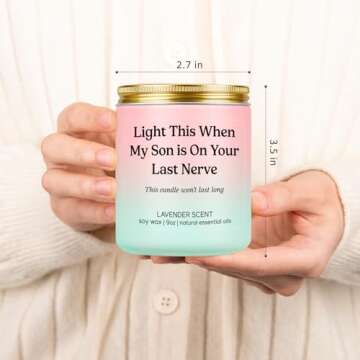 LEADO Candle - Funny Gifts for Daughter-in-Law
