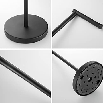 RODDX Stainless Steel Freestanding Toilet Paper Holder Stand