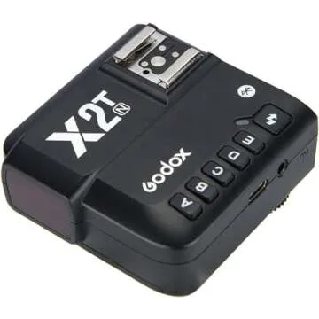 Godox X2T-N TTL Wireless Flash Trigger for Nikon, Bluetooth Connection, 1/8000s HSS,5 Separate Group Buttons, Relocated Control-Wheel, New Hotshoe Locking, New AF Assist Light