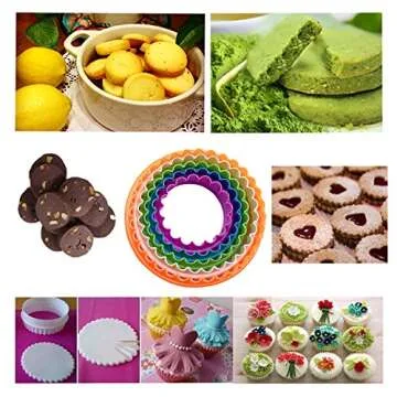 NELPLA Two-Sided Round Cutters Set – 6 Assorted Colors