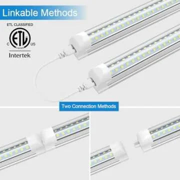 SHOPLED 2FT LED Shop Light - Bright & Linkable Design