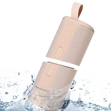 Kove Commuter 2 Portable Speaker - Terracotta Speakers, Wireless with HD Louder Volume, Deep Bass Su...