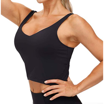 Wirefree Longline Sports Bra for Yoga & Gym