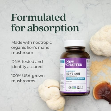 New Chapter Mind Force - Organic Mushroom Supplement
