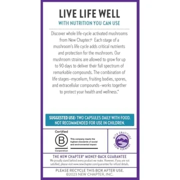 New Chapter Mind Force - Organic Mushroom Supplement