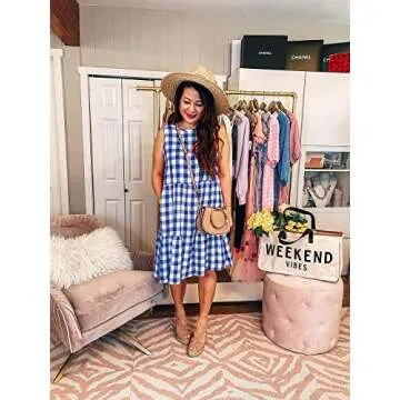 PRETTYGARDEN Women's Sundress - Stylish & Functional Summer Dress