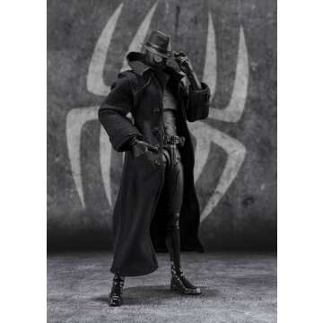TAMASHII NATIONS - Spider-Man: Across The Spider-Verse - Spider-Man Noir & Spider-Ham (Spider-Man: Across The Spider-Verse) S.H.Figuarts Action Figure