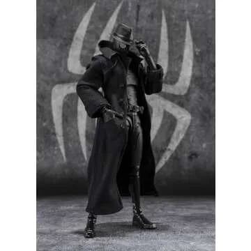 TAMASHII NATIONS - Spider-Man: Across The Spider-Verse - Spider-Man Noir & Spider-Ham (Spider-Man: Across The Spider-Verse) S.H.Figuarts Action Figure