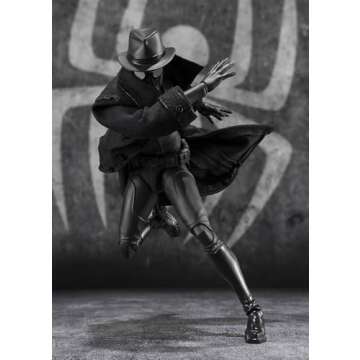 TAMASHII NATIONS - Spider-Man: Across The Spider-Verse - Spider-Man Noir & Spider-Ham (Spider-Man: Across The Spider-Verse) S.H.Figuarts Action Figure
