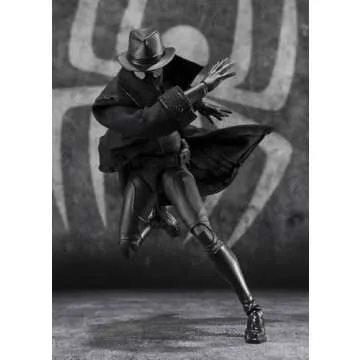 TAMASHII NATIONS - Spider-Man: Across The Spider-Verse - Spider-Man Noir & Spider-Ham (Spider-Man: Across The Spider-Verse) S.H.Figuarts Action Figure