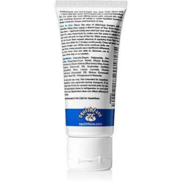 Squishface Tear Stain Paste - Cleans Dog Tear Stains - 2 Oz, Great for Long Hair Dogs Such as Poodle...