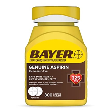 Bayer Genuine Aspirin 325 mg - Effective Pain Reliever for All