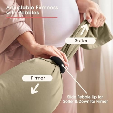 Adjustable Pregnancy Pillow for Side Sleeping – Full Body Support