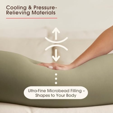 Adjustable Pregnancy Pillow for Side Sleeping – Full Body Support