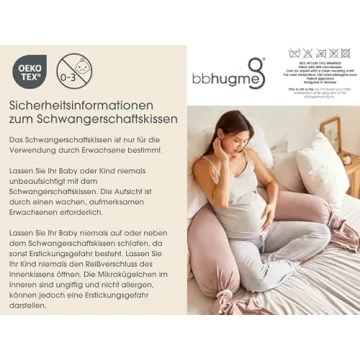 Adjustable Pregnancy Pillow for Side Sleeping – Full Body Support