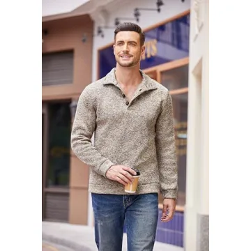 Stylish COOFANDY Men’s Knit Pullover Sweater for All
