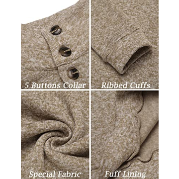 Stylish COOFANDY Men’s Knit Pullover Sweater for All