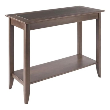Santino Console Hall Table in Elegant Oyster Gray