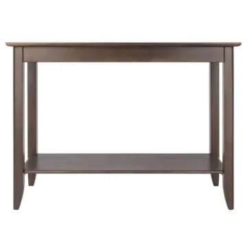 Santino Console Hall Table in Elegant Oyster Gray