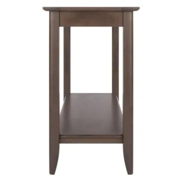 Santino Console Hall Table in Elegant Oyster Gray