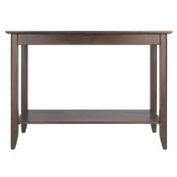 Santino Console Hall Table in Elegant Oyster Gray
