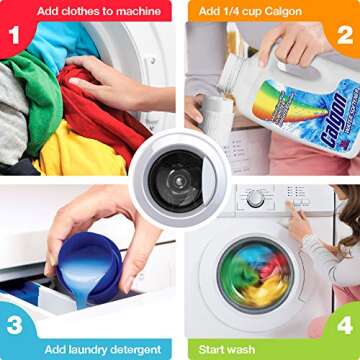 Calgon Liquid Water Softener for Brighter Laundry