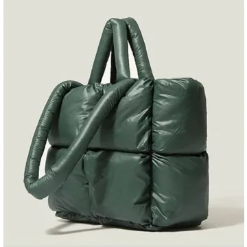 Puffer Shoulder Bag for Women - Chic Mini Hobo Tote