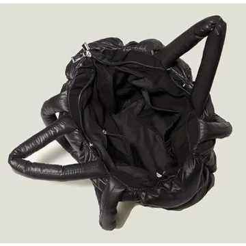 Puffer Shoulder Bag for Women - Chic Mini Hobo Tote