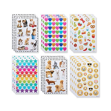 Vibrant American Greetings Kids Sticker Pack with 599 Stickers